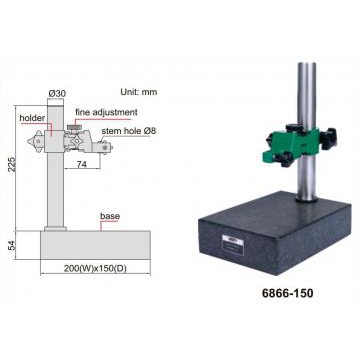 Đế Granit gá đồng hồ so Insize 6866-150