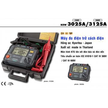 Máy đo điện trở cách điện Kyoritsu 3025A/3125A