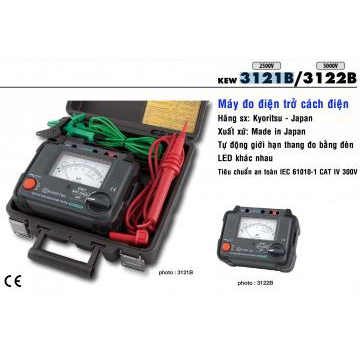 Máy đo điện trở cách điện Kyoritsu 3121B/3122B